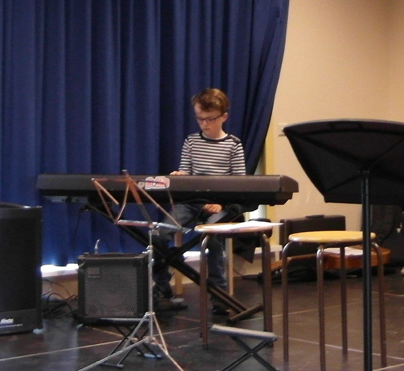 Muzikanten van van de muziek- en dansschool