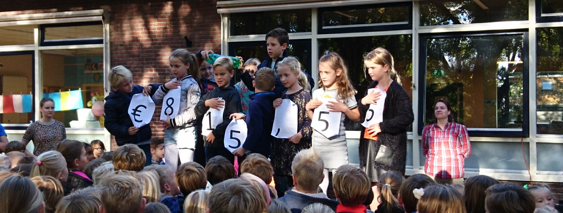 Bekendmaking bedrag goede doel